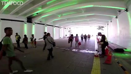 Begini Wajah Baru Terowongan Jalan Kendal di Menteng