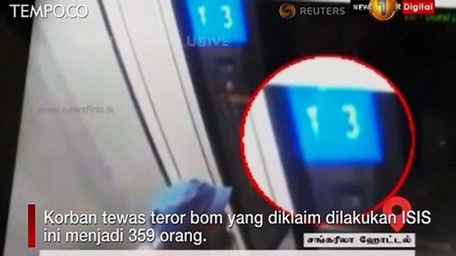 Rekaman CCTV, Gerak-Gerik 2 Pelaku Teror Masuk Hotel Sri Lanka Lalu Buuum