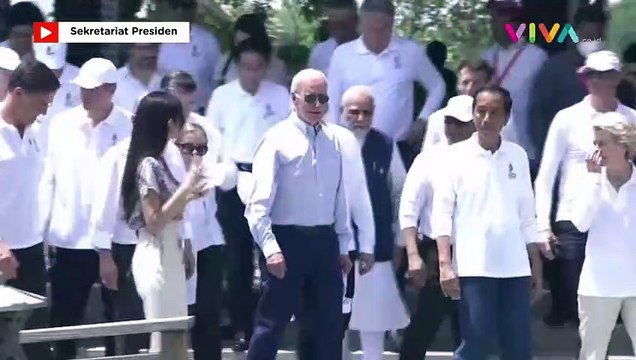 Joe Biden Bisikin Pemandu KTT G20 di Tahura, Begini Katanya