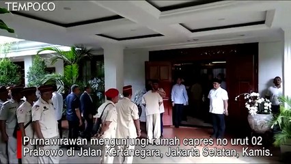 Bertemu Prabowo, Purnawirawan Hormat Siap Presiden
