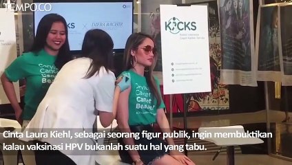 Cinta Laura Membuktikan bahwa Vaksinasi HPV Bukan Hal Tabu