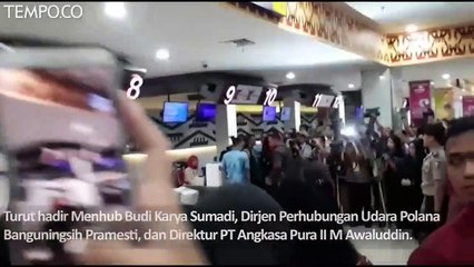 Jokowi Resmikan Terminal Baru Bandara Radin Inten II
