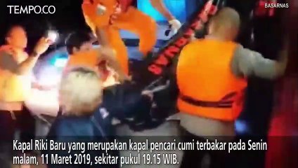 Seluruh Korban Kapal Cumi Terbakar Ditemukan, Operasi SAR Ditutup
