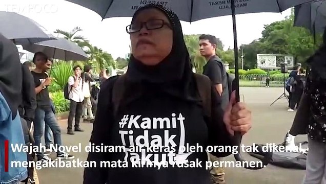 Dua Tahun Kasus Penyerangan Novel Baswedan, Aktivis Gelar Aksi