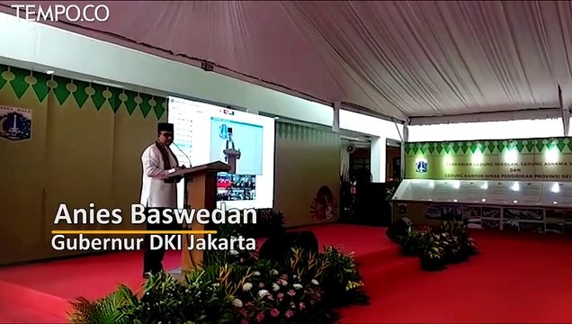 Anies Baswedan Resmikan Gedung Pendidikan