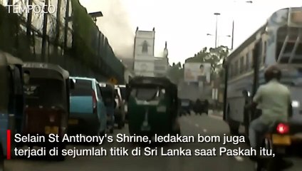Rekaman Detik-Detik Ledakan Bom saat Paskah di Sri Lanka