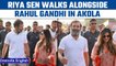 Bharat Jodo Yatra: Riya Sen joins Rahul Gandhi in Akola, watch video | Oneindia News *News