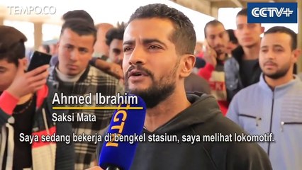 Kesaksian Warga Betapa Mengerikan Kebakaran Kereta di Kairo