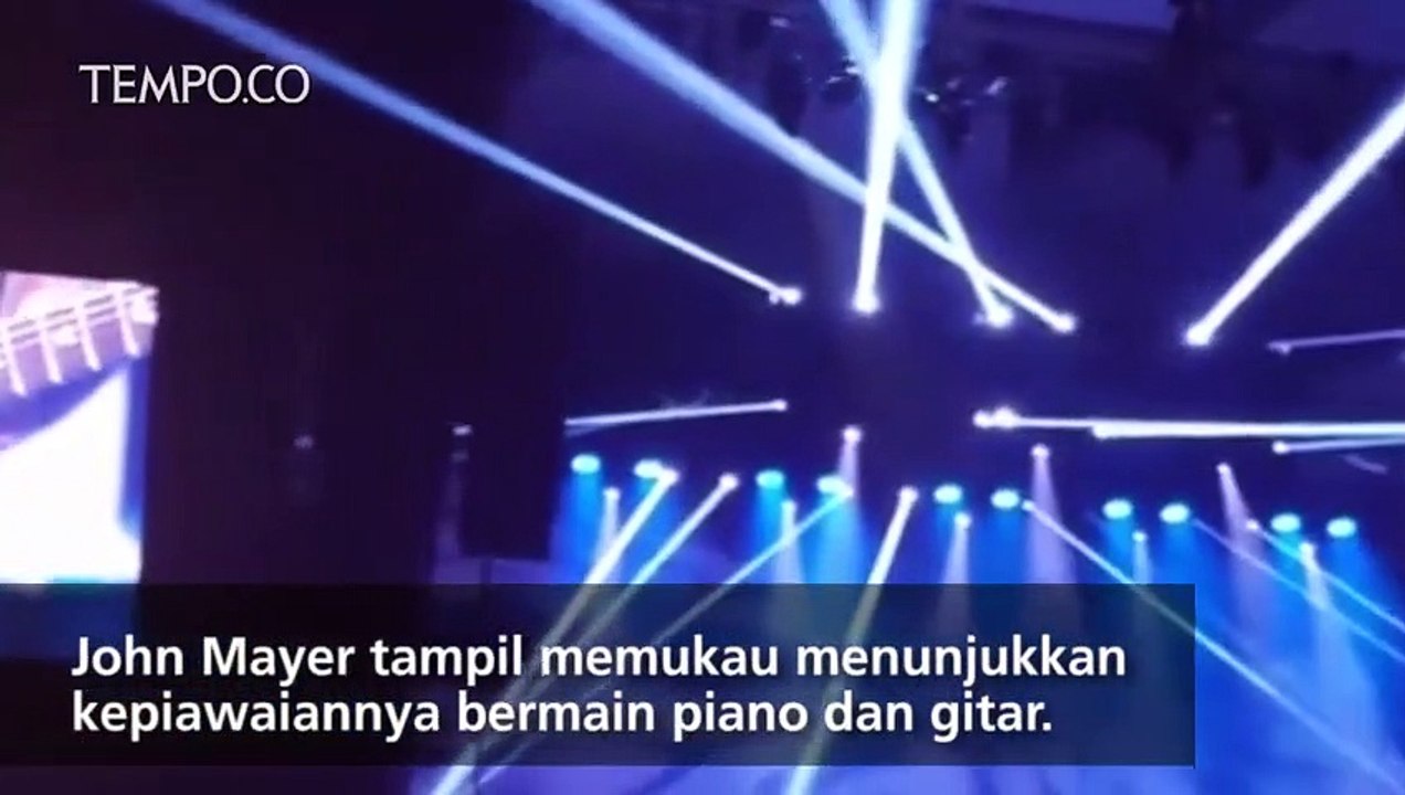 John Mayer Tampil Memukau dalam Konsernya