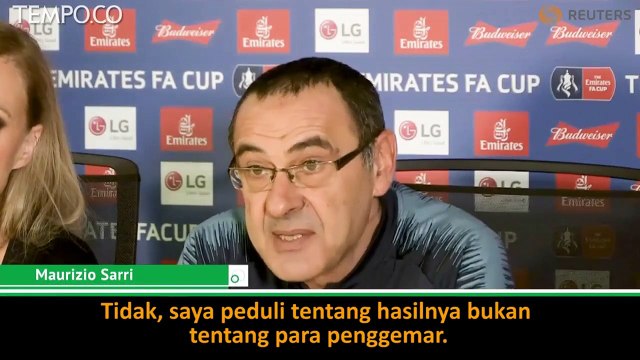 Maurizio Sarri Bereaksi atas Cemooh F**k oleh Fans