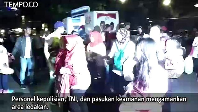 Detik-Detik Kepanikan Saat Ledakan Dekat Lokasi Debat Capres
