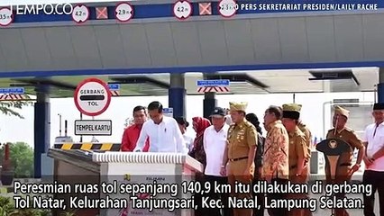 Jokowi Ingin Tol Bakauheni - Terbanggi Besar Lanjut ke Palembang