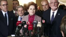 Meral Akşener'den Erdoğan'ın 'Altılı Masayı terk etmeyi gözden geçirme' çağrısına yanıt