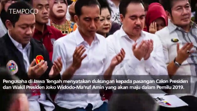 Dukungan Pengusaha Jateng untuk Jokowi-Ma‚Äôruf Amin
