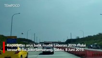 Arus Balik: H 2 Tol Solo-Semarang Mulai Padat