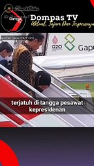 VID-ibu negara terjatuh Turun tangga kepresodenan