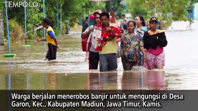 Luapan Sungai Madiun, Jalan tol Trans Jawa Ruas Ngawi-Kertosono Terendam Banjir
