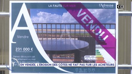 Le journal : En Vendée, l'érosion des côtes ne fait pas fuir les acheteurs