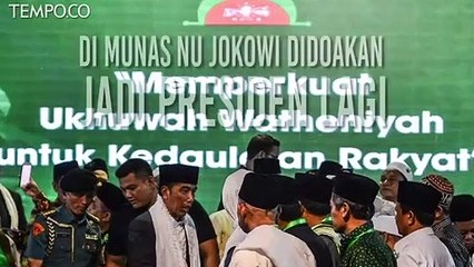 Di Munas Ulama NU, Jokowi Didoakan Jadi Presiden Lagi