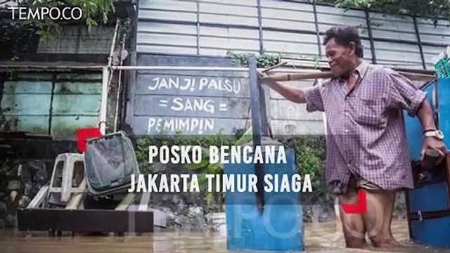 Curah Hujan Tinggi, Posko Bencana Jakarta Timur Siaga 24 Jam