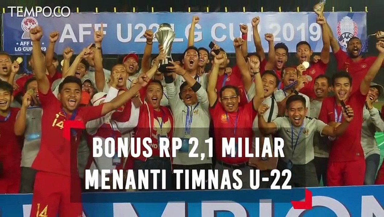 Timnas U-22 Juara AFF U-22, Bonus Rp 2,1 Miliar Menanti