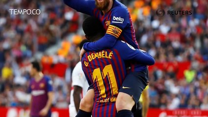 Hat-trick Lionel Messi Lawan Sevilla