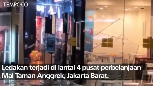 Sumber Penyebab Ledakan di Mall Taman Angrek