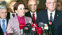 Akşener'den 'masayı terk etme açıklaması'