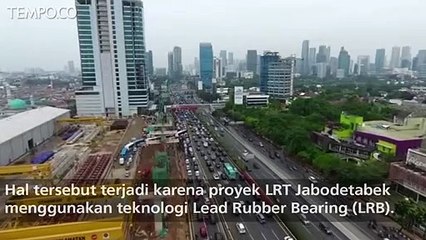 Video Drone: Melihat Konstruksi LRT yang Dibuat Tahan Gempa