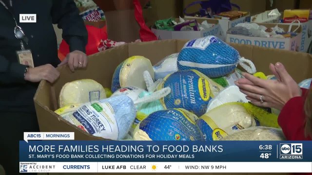 Food banks prepare to donate meals for Thanksgiving