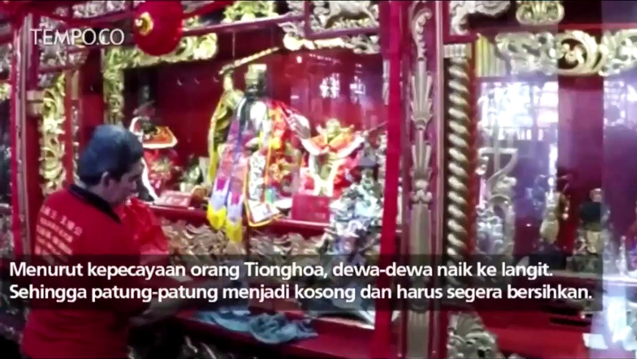 Persiapan Imlek di Vihara Dharma Bakti