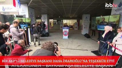 AKP’li Belediye Başkanı’ndan İmamoğlu’na canlı yayında teşekkür: İşte o anlar…