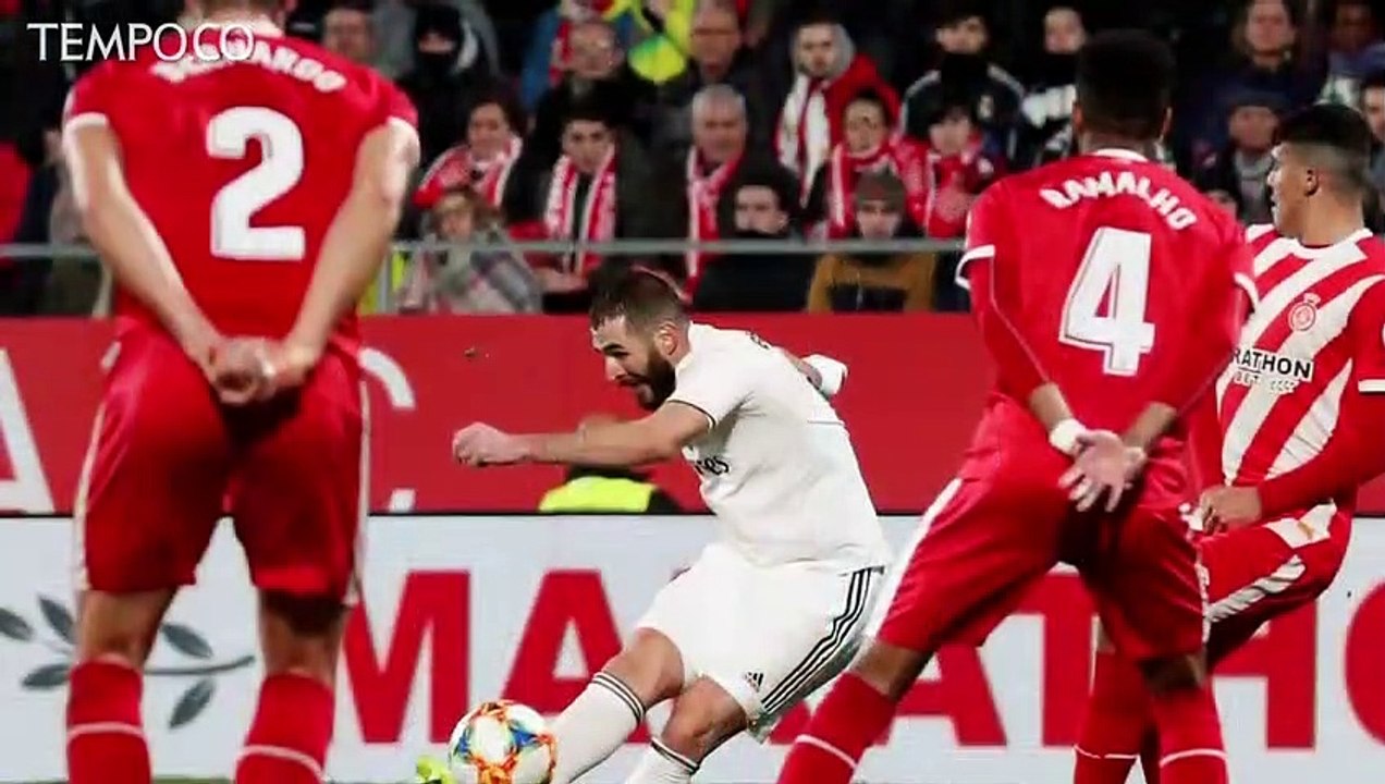 Copa del Rey: Real Madrid Tekuk Girona, Benzema Cetak Gol ke-209