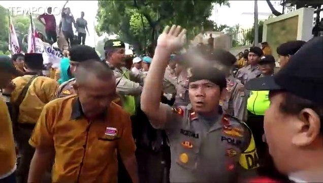 Ricuh Demo Kader Hanura di Depan KPU, Ini Tuntutannya