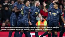 Melaju Ke Putaran Kelima, Manchester United Taklukkan Arsenal