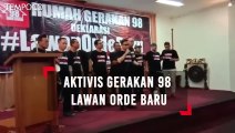 Aktivis Gerakan 98 Deklarasi Lawan Orde Baru