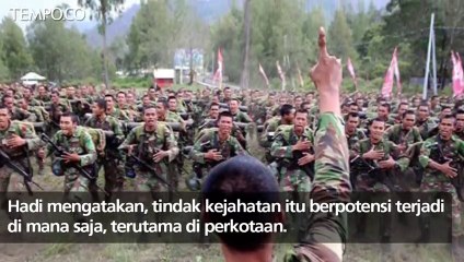 Скачать видео: Panglima TNI Minta Prajurit Siap Perang Kota Hadapi Terorisme