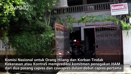 KontraS Minta Komitmen Soal HAM dalam Debat Capres
