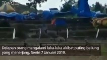 Terbangkan Tenda, Puting Beliung Terjang Pesta Rakyat di Aceh