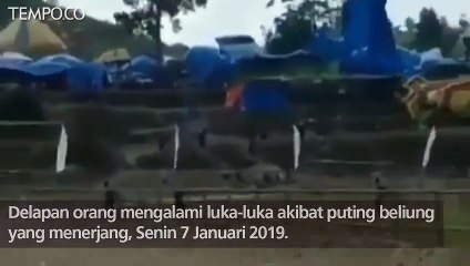 Terbangkan Tenda, Puting Beliung Terjang Pesta Rakyat di Aceh