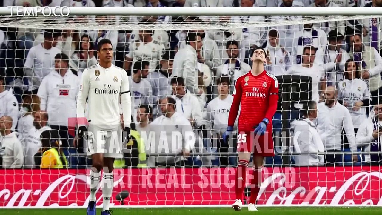 Liga Spanyol: Real Madrid Takluk dari Real Soci...