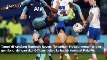 Pesta 7 Gol Tottenham Hotspur di Kandang Tranmere