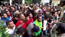 Ricuh, Demo Warga Asal Papua Dihadang Polisi