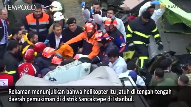 Helikopter Turki Jatuh, 4 Tentara Tewas, Begini Evakuasi Dilakukan