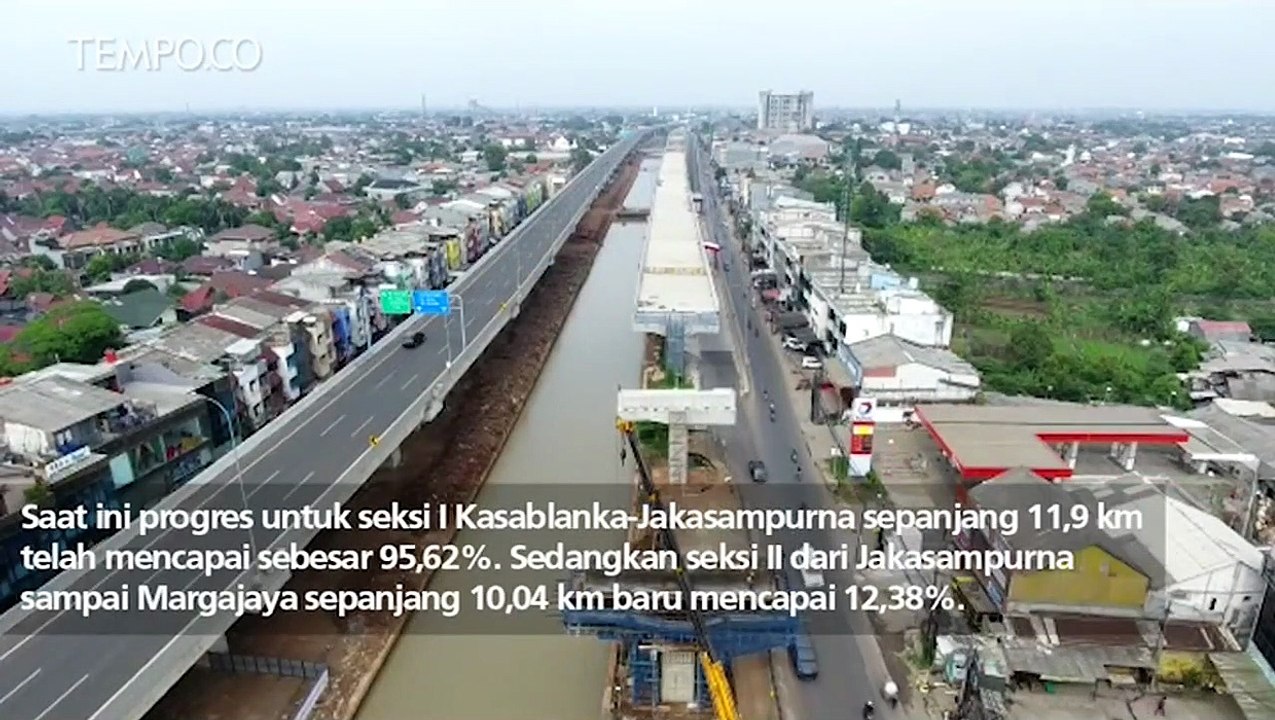Video Drone: Progres Pembangunan Tol Becakayu