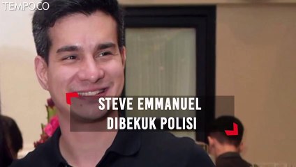 Steve Emmanuel Dibekuk Polisi Terkait Narkoba