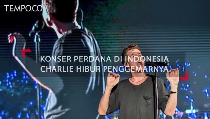 Konser Perdana di Indonesia, Charlie Puth Hibur Penggemarnya