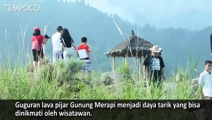 Lava Pijar Gunung Merapi Jadi Tarik Wisatawan