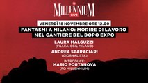 Fantasmi a Milano: morire di lavoro nel cantiere del dopo Expo, la diretta con Laura Malguzzi e Andrea Sparaciari