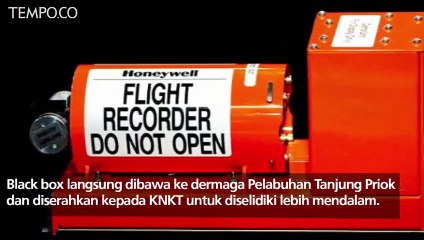 Black Box Lion Air JT 610 Sudah di Tangan KNKT